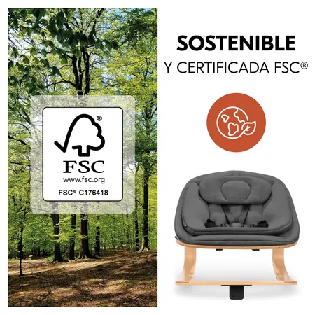 Respeta la naturaleza: hecha de madera certificada FSC®