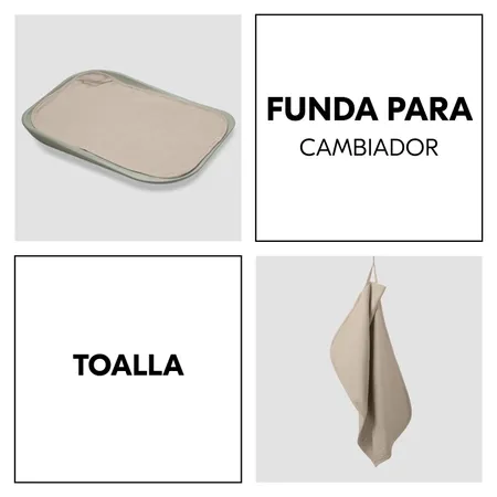 Funda para cambiador y toalla en uno