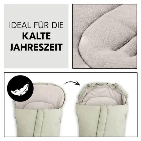 Warm und kuschelig dank Fleece-Innenteil