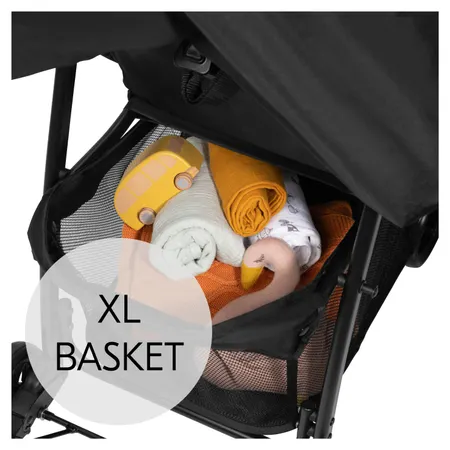 Ample storage space in the XL basket