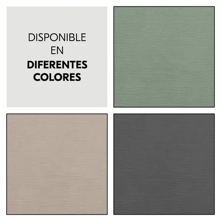 Gran selección de colores, modernos e individuales