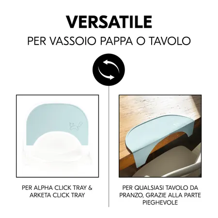 Adatto per il vassoio del seggiolone o sul tavolo