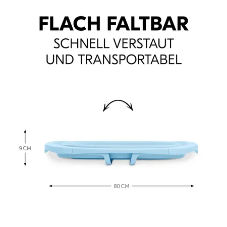 Flach faltbar, schnell verstaut und transportabel