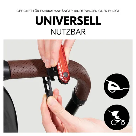Universell nutzbar dank praktischer Befestigung