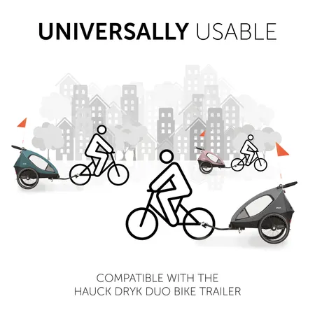Compatibile con rimorchi bici hauck
