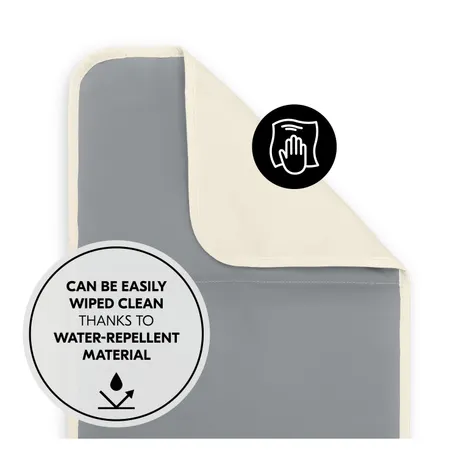 Swift cleaning thanks to water-repellent material