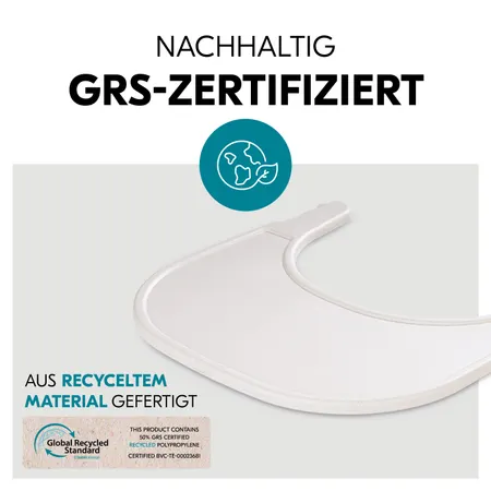 Nachhaltiges und GRS-zertifiziertes Material