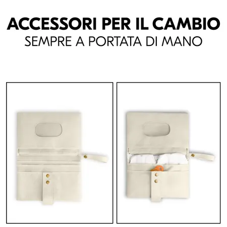 Tutto a portata di mano grazie ai comodi scomparti