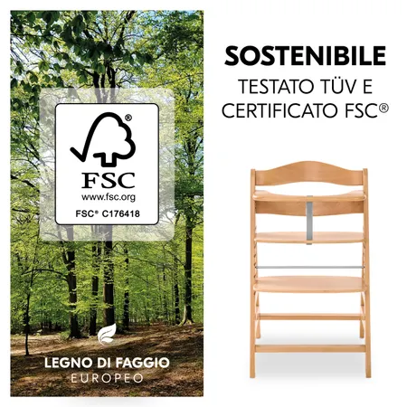 Legno sostenibile e certificato FSC®