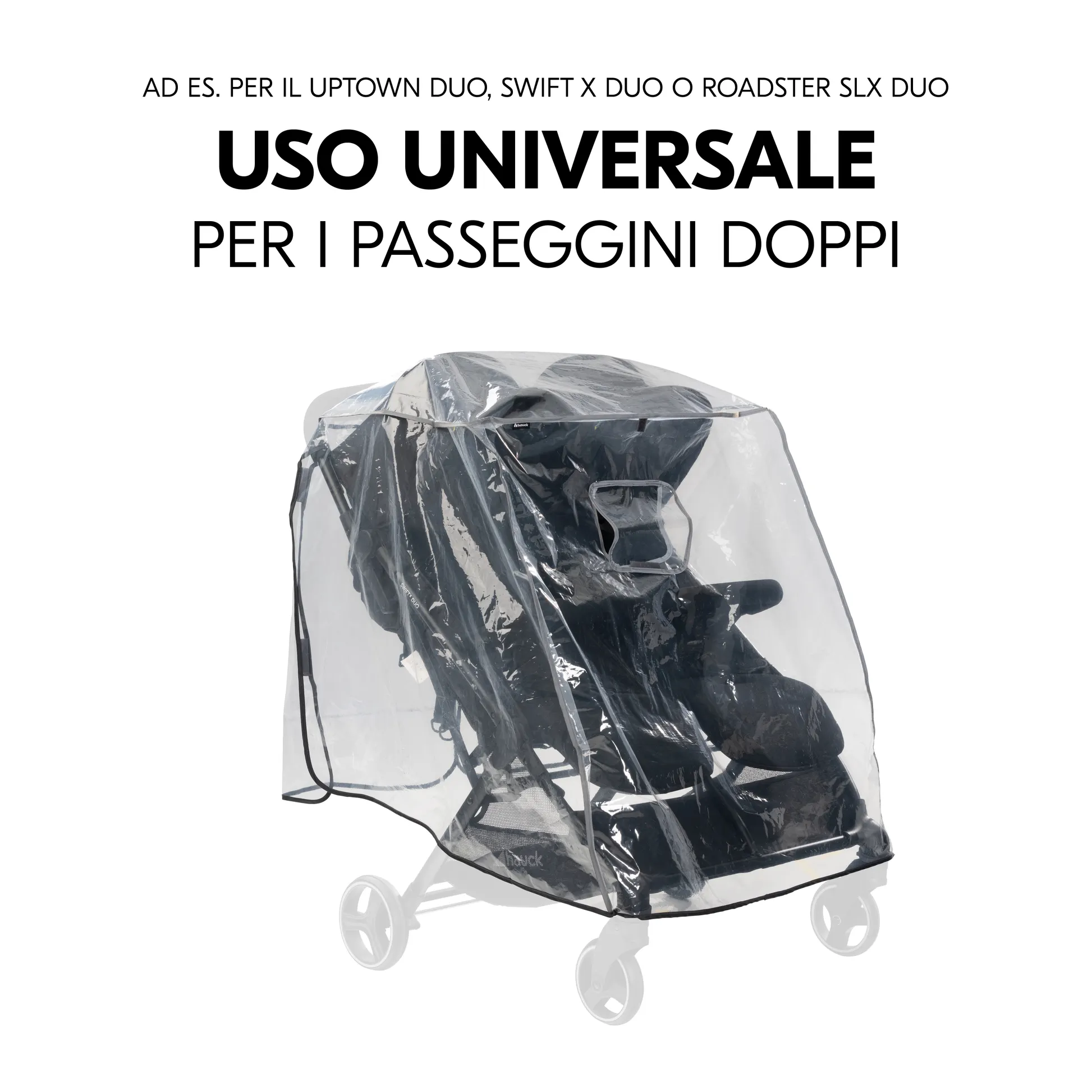 Pushchair Raincover Duo