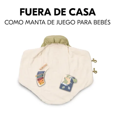 Uso como manta de juego para llevar